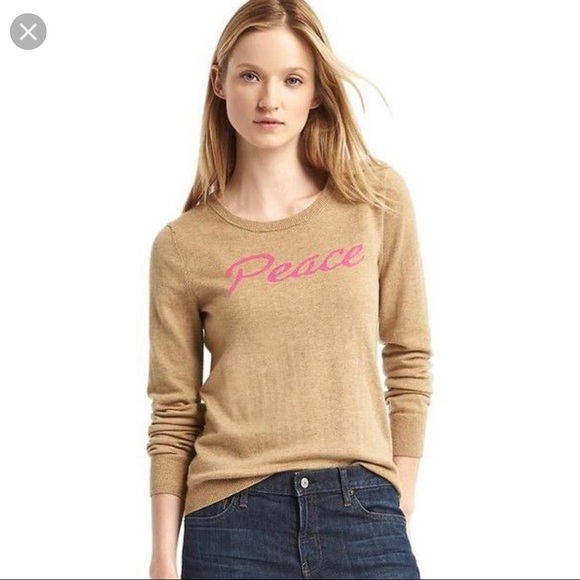 gap peace sweater